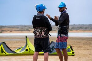 Andrés instructor de kite de Calafate