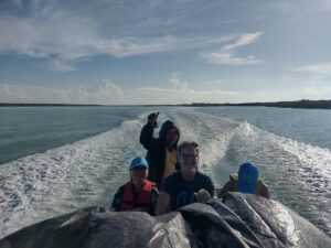 En lancha por la Guajira