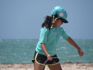 Organizando las lineas del kite