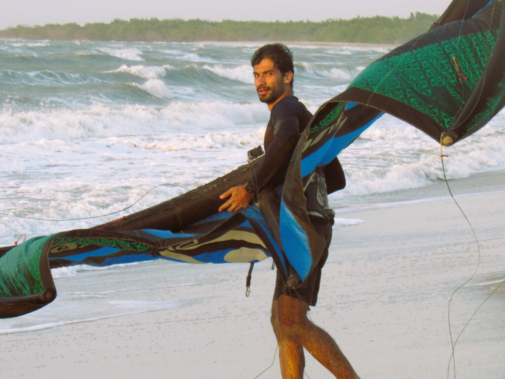 Time to kite in Cangrejito Rio Ranchería